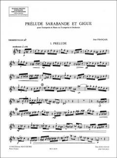 Prélude, Sarabande et Gigue von Jean Françaix für Trompete und Klavier im Alle Noten Shop kaufen