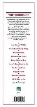 The Words Of 100 Irish Party Songs Vol. 1 