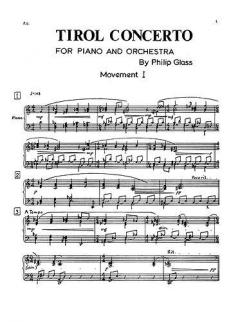 Tirol-Concerto von Philip Glass 