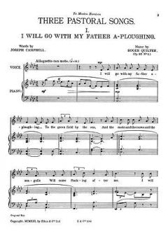 Three Pastoral Songs Op. 22 von Roger Quilter 