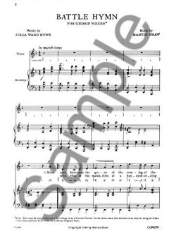 Shaw, M. Battle Hymn Unison/Piano 