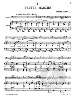 12 Morceaux faciles op. 4 Band 2 von Arnold Trowell 
