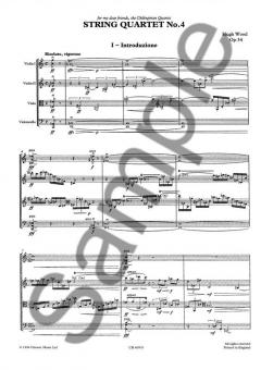 String Quartet No. 4 Op. 34 von Hugh Wood 