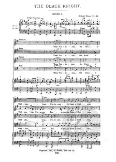 The Black Knight op. 25 von Edward Elgar 