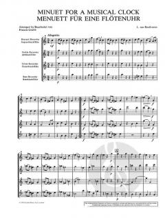 Menuett für eine Spieluhr WoO 33 von Ludwig van Beethoven 