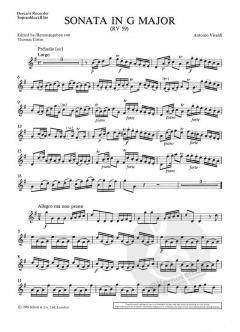Sonata G-Dur RV 59 von Antonio Vivaldi 