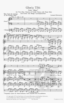 Gloria Tibi (Leonard Bernstein) 