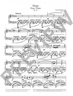 Elegie op. 3/1 von Sergei Rachmaninow 