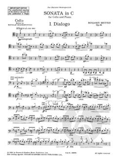 Sonata in C-Dur op. 65 von Benjamin Britten 