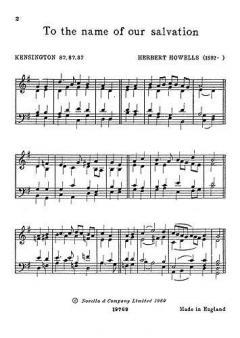 To The Name Of Our Salvation von Herbert Howells 