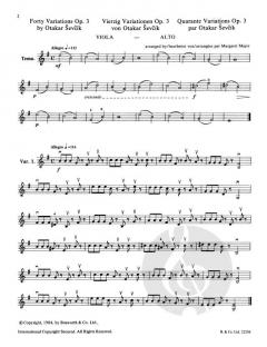 Sevcik Viola Studies von Otakar Ševčík im Alle Noten Shop kaufen