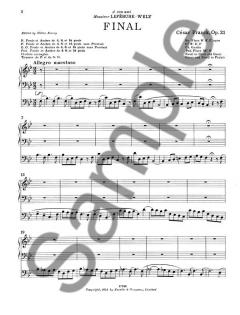 6 Pieces for Organ No. 6 von César Franck 