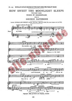 How Sweet The Moonlight Sleeps von George Rathbone 