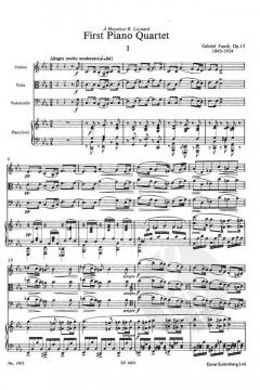 Klavierquartett Nr. 1 op. 15 (Gabriel Fauré) 