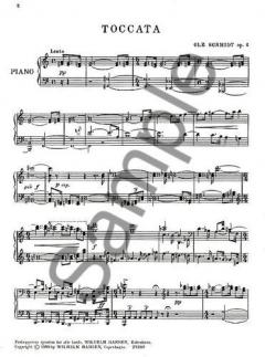 Toccata for Piano Op. 6 von Ole Schmidt 