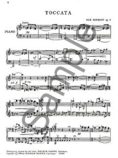 Toccata for Piano Op. 6 von Ole Schmidt 