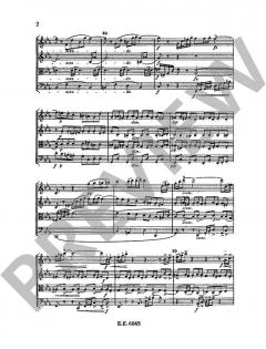 Streichquartett Es-Dur op. 51 B 92 von Antonín Dvorák im Alle Noten Shop kaufen