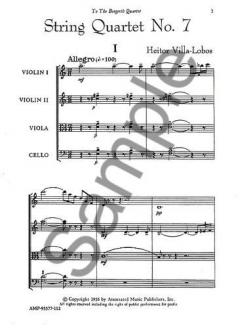String Quartet No. 7 von Hector Villa-Lobos 
