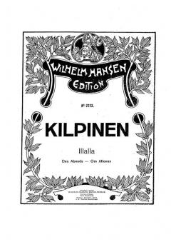 Om Aftenen von Yrjö Kilpinen 