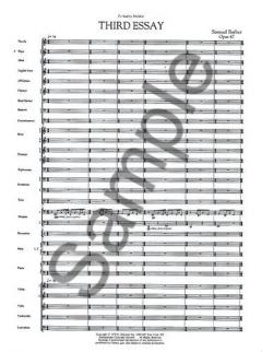 Third Essay for Orchestra Op. 47 von Samuel Barber im Alle Noten Shop kaufen