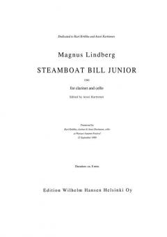 Steamboat Bill Junior (Magnus Lindberg) 