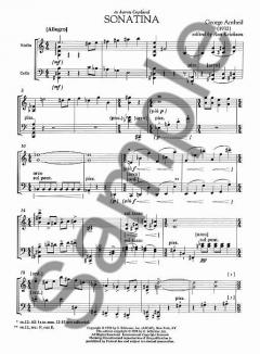 Sonatina for Violin and Cello von George Antheil 