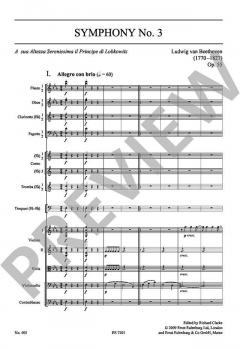 Sinfonie Nr. 3 Es-Dur op. 55 von Ludwig van Beethoven 