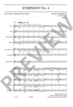 Sinfonie Nr. 4 B-Dur op. 60 von Ludwig van Beethoven 