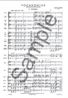 Pocahontas Ballet Suite von Elliott Carter 