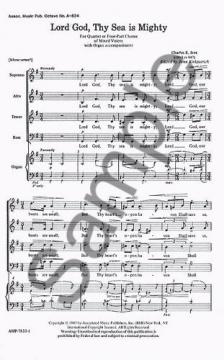 Lord God, Thy Sea Is Mighty (Charles Ives) 