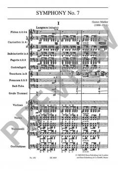 Sinfonie Nr. 7 e-Moll von Gustav Mahler 