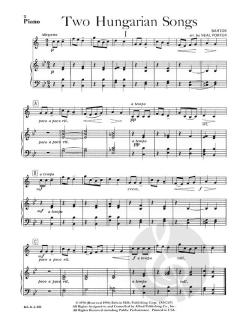 Two Hungarian Songs von Béla Bartók 