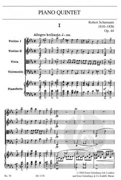 Klavierquintett Es-Dur op. 44 von Robert Schumann 