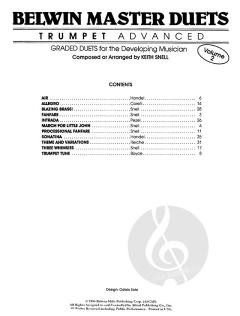 Belwin Master Duets (Trumpet), Advanced Vol. 2 im Alle Noten Shop kaufen