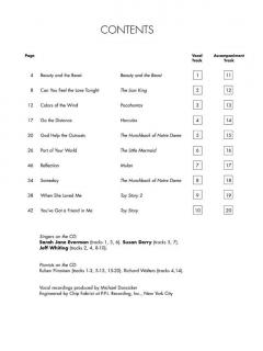 Disney Contemporary Songs (High Voice) 