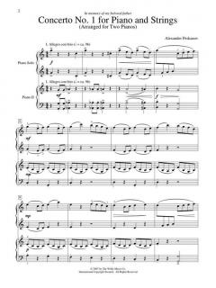 Concerto No. 1 For Piano and Strings von Alexander Peskanov 