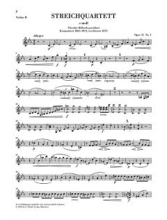 Streichquartette op. 51 Nr. 1 c-moll / Nr. 2 a-moll von Johannes Brahms im Alle Noten Shop kaufen (Stimmensatz)