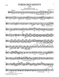 Streichquartette op. 51 Nr. 1 c-moll / Nr. 2 a-moll von Johannes Brahms im Alle Noten Shop kaufen (Stimmensatz)