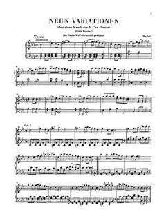 Variationen für Klavier von Ludwig van Beethoven im Alle Noten Shop kaufen