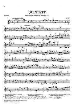 Streichquintette Band 1 von Wolfgang Amadeus Mozart im Alle Noten Shop kaufen (Stimmensatz) - HN777