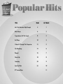 Big Band Play-Along Vol. 2: Popular Hits 