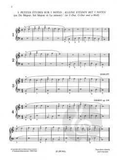 101 erste Etüden von Charles Herve 