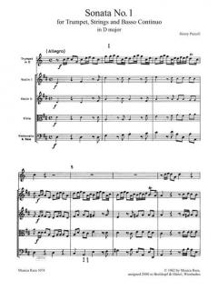 Sonata Nr. 1 D-dur (Henry Purcell) 