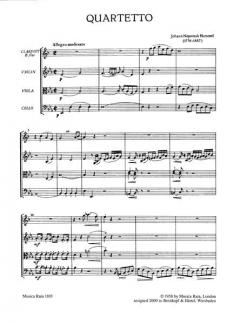 Klarinettenquartett Es-dur (Johann Nepomuk Hummel) 