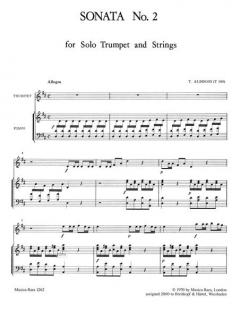 Sonata in D von Tomaso Giovanni Albinoni 
