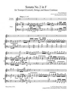 Sonata Nr. 2 in F von Pietro Baldassare 