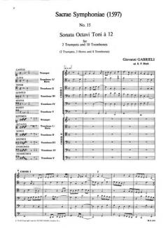 Sacrae Symphoniae Nr. 15 (Giovanni Gabrieli) 