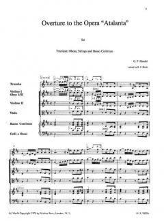 Ouvertüre zu Atalanta (Georg Friedrich Händel) 