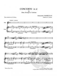 Concerto in d-moll von Alessandro Marcello 