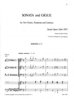 Sonate und Gigue (Daniel Speer) 